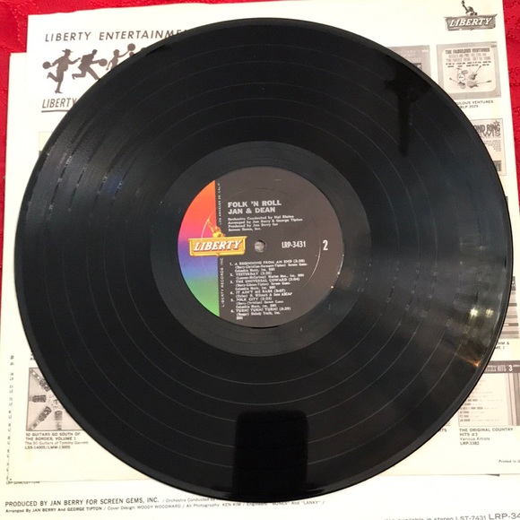 Jan & Dean “Folk ‘n Rock”LP Vinyl - Picture 5 of 8